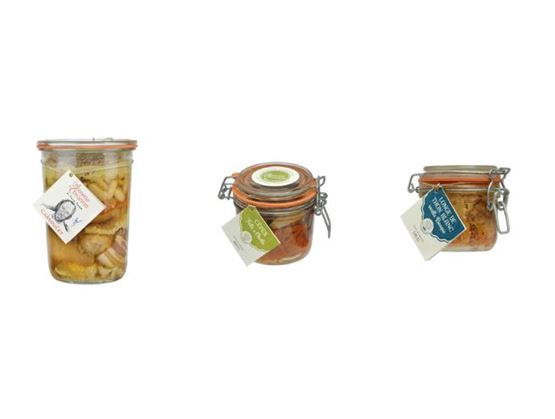 Boîtes de conserves en verre