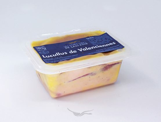 Boite du Lucullus de Valenciennes de l'exposant Les Foies Gras du Saulzoir exposant à Gourmet Selection