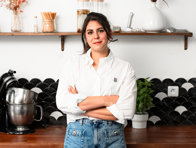Portrait de Morgane Landré fondatrice de l'agence Yolk 