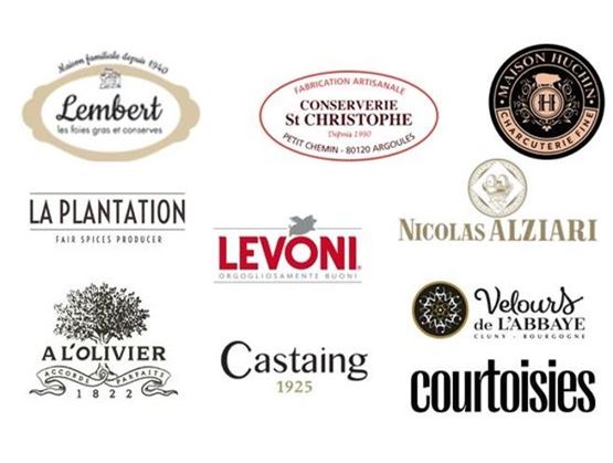 Marques d'exposants 2025 au salon Gourmet Selection