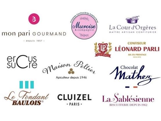 Marques d'exposants épicerie sucrée au salon Gourmet Selection 2025
