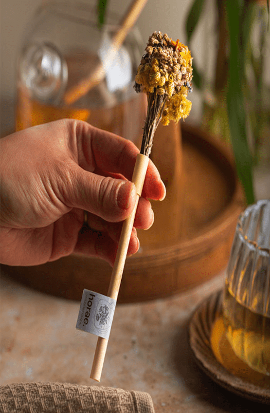 Bouquet de fleurs séchées pour infusions