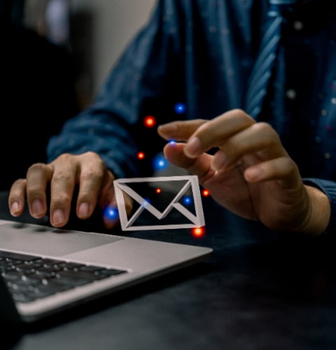 Publicité dans un emailing envoi de badge