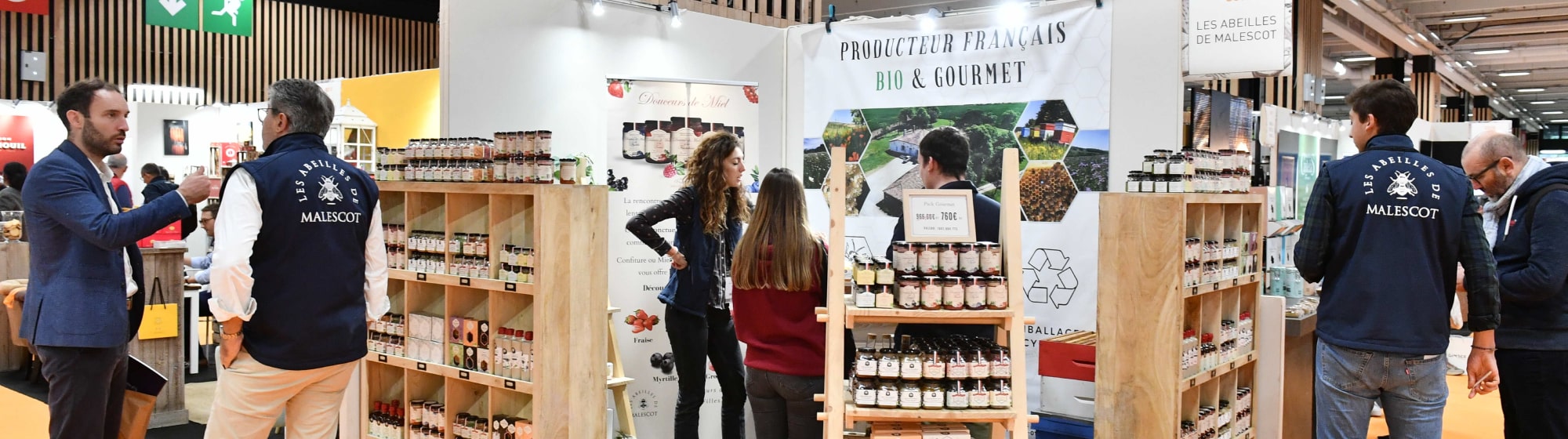 Stand à un carrefour de Gourmet Selection