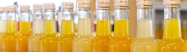Bouteilles de jus de fruit Alain Milliat