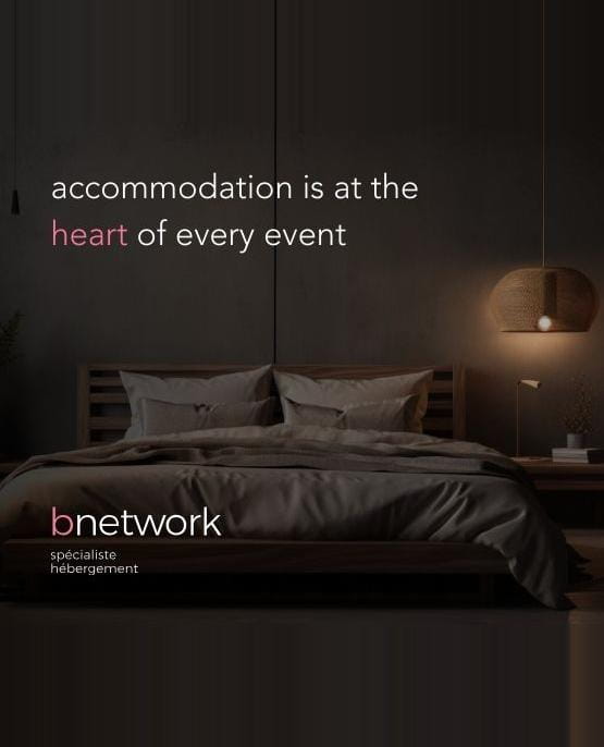 Modern hotel room offered by Bnetwork for Gourmet Selection