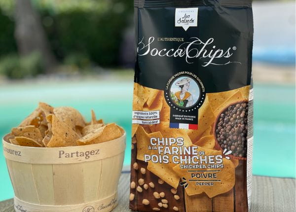 Socca Chips® Poivre – Chips à la farine de pois chiches – NICE GOURMET - Epicerie Salée