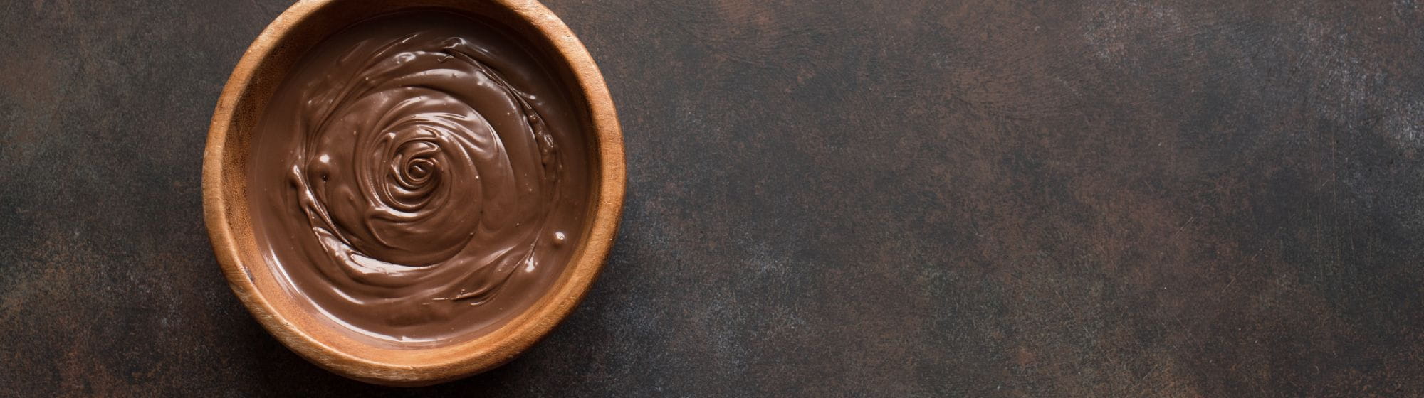 Pot de chocolat fondu