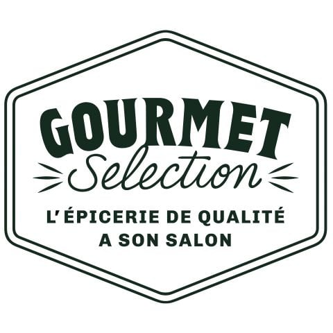 Logo Gourmet Selection avec Baseline en français